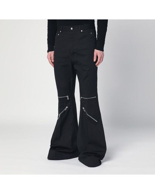 Rick Owens Bolan Schwarze Cargo-Jeans in Black für Herren