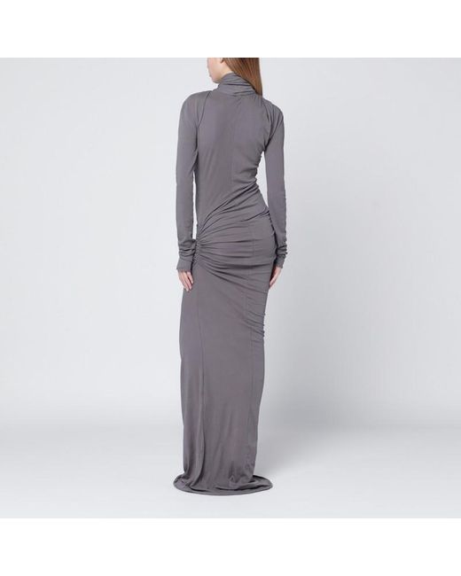 Entire studios Gray Long Draped Dress