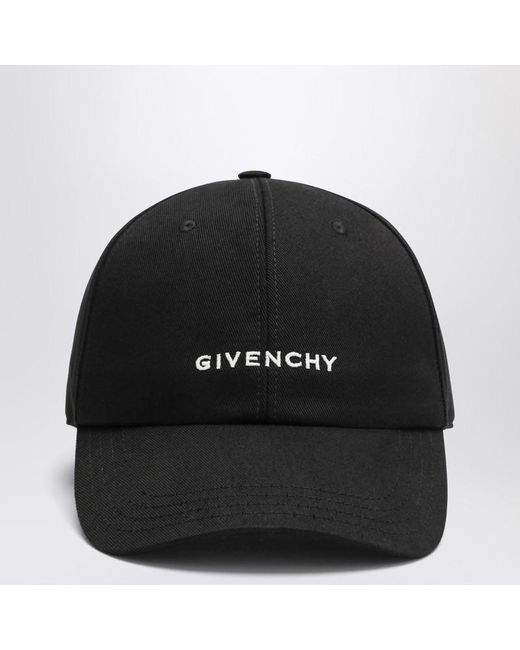 Cappello da baseball con logo di Givenchy in Black da Uomo