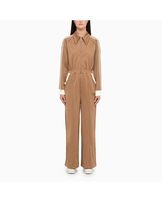 ☆Adidas☆Future Of Tech Jumpsuit Brown adidas Originals Heritage Now Jumpsuit in Natural | Lyst