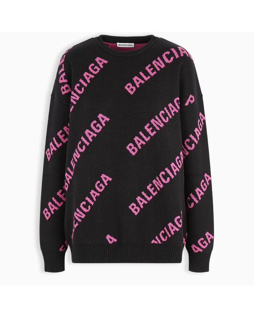 balenciaga logo pullover