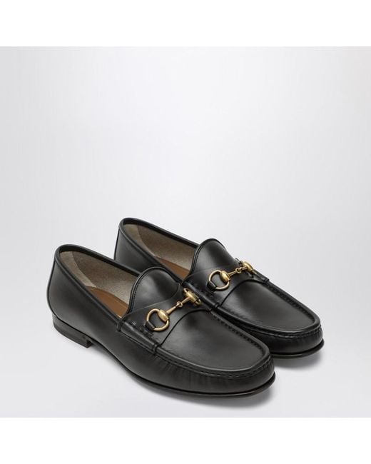 Gucci Mokassin Pferdebit 1953 Braunes Leder in Black für Herren