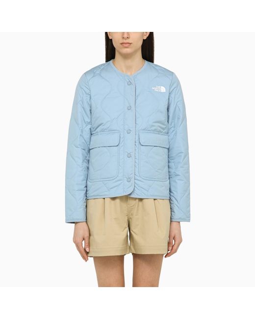 The North Face Blue Light Padded Jacket With Logo