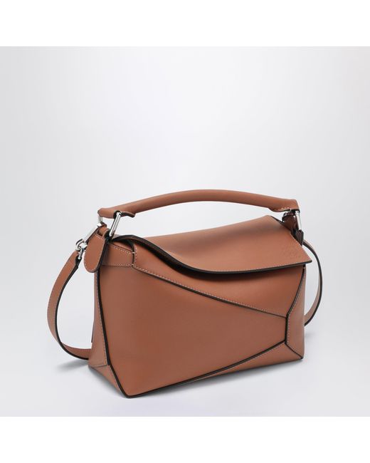Loewe Brown Small Puzzle Edge Bag