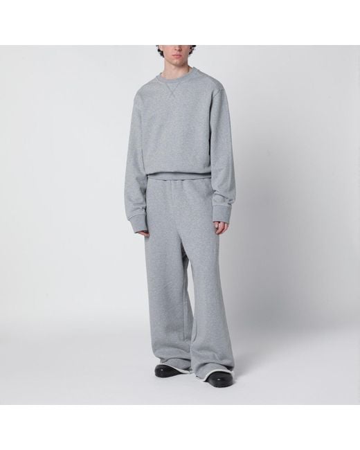 Entire studios Gray Grey Cotton Crewneck Sweatshirt for men