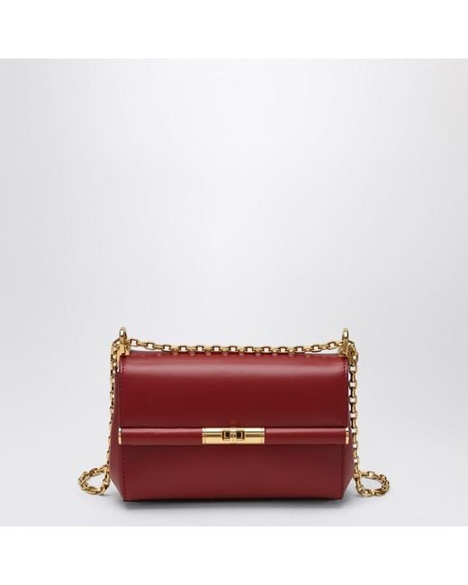 Dolce & Gabbana Red Kleine Rote Schultertasche Marlene
