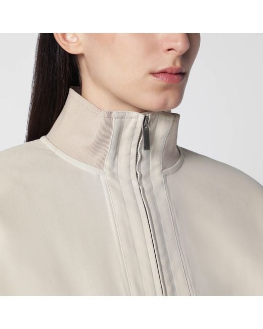 Gucci Natural Écru Poplin Zip Jacket
