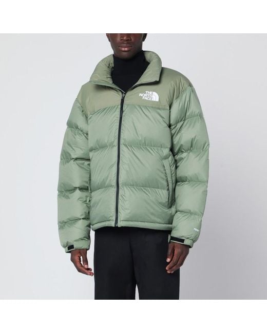 The North Face Green Retro Nuptse 1996 Bark Mist Down Jacket for men