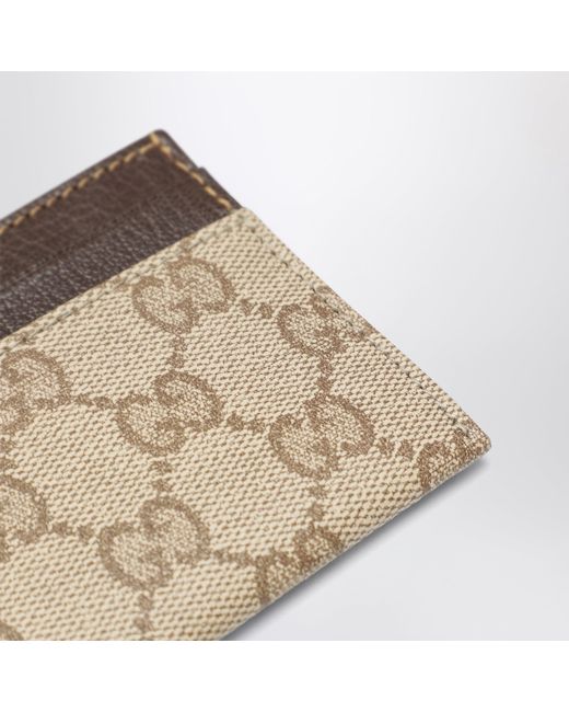 Gucci Brown Essence Classic Card Holder for men