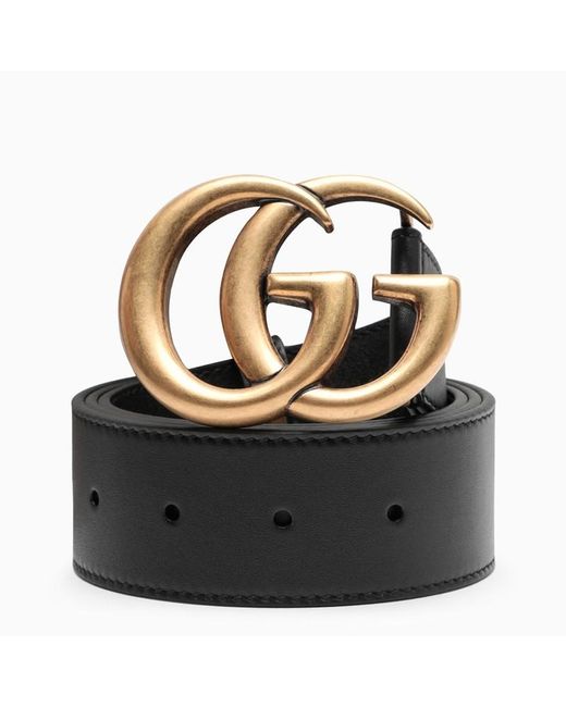 Cintura donna con fibbia Doppia G di Gucci in Black