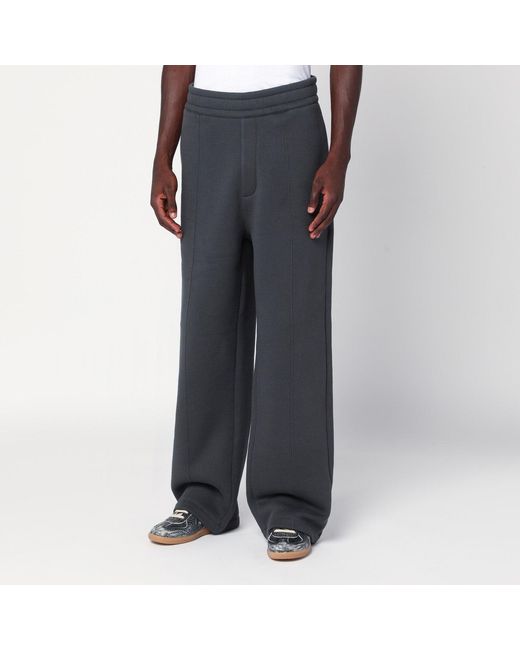 AMI Gray Anthracite Ami De Coeur Jogging Trousers for men