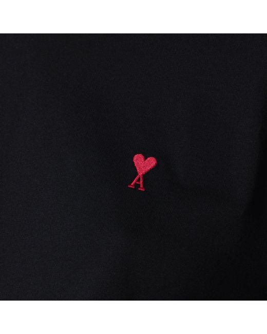 Pull Ami De Coeur Noir AMI en coloris Black