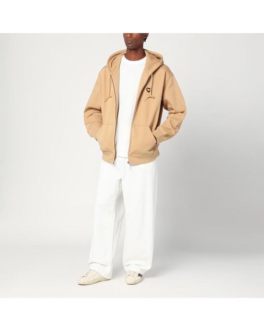 Carhartt Hooded Heart Ii Hartt Sweat Jacket Dusty in Natural für Herren