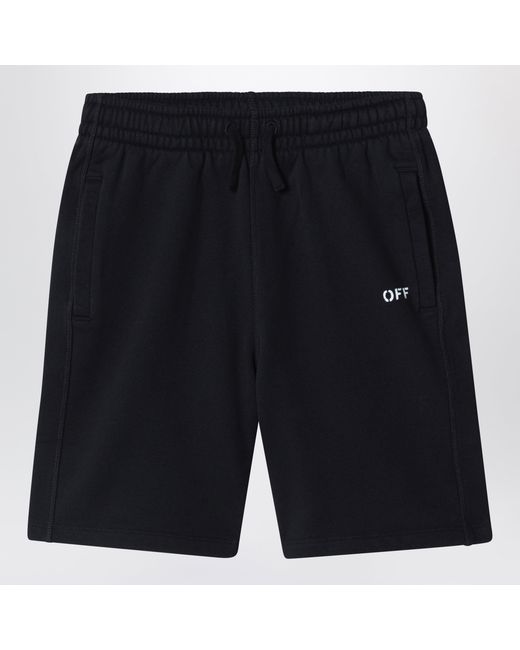 Off-White c/o Virgil Abloh Blue Shorts With Logo Print