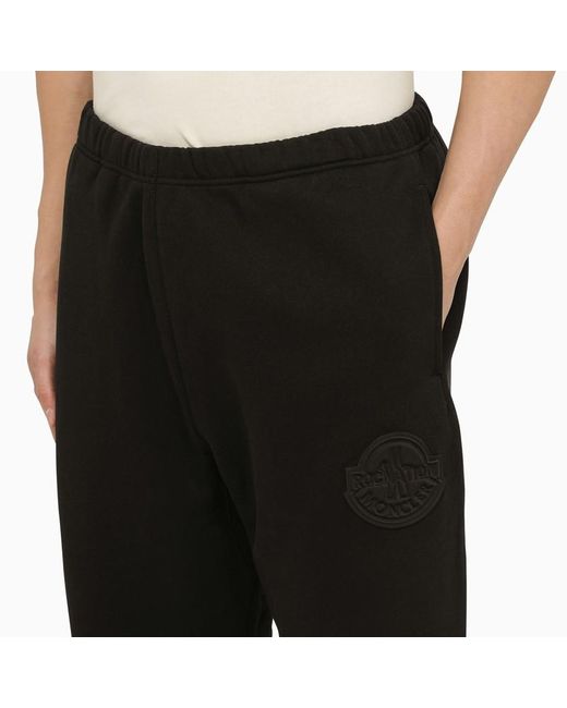 Pantalone sportivo in cotone con logo di MONCLER X ROC NATION in Black da Uomo