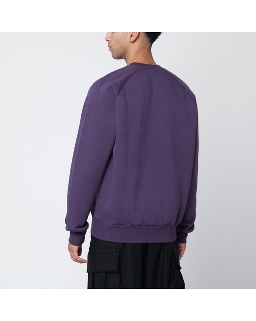 Carhartt Chase Sweatshirt Lokers/ Aus Baumwollmischung in Purple für Herren