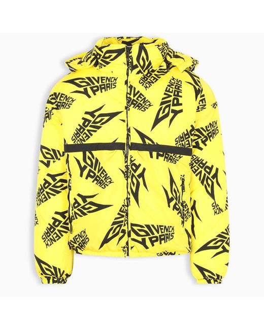 Givenchy Yellow Paris Down Jacket for men