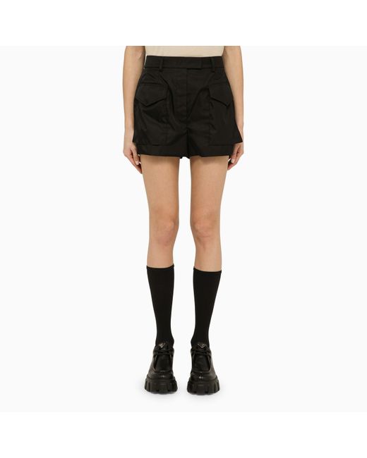 Prada Black Re-nylon Shorts