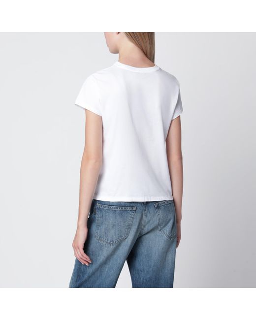 Polo Ralph Lauren White Cotton T-Shirt