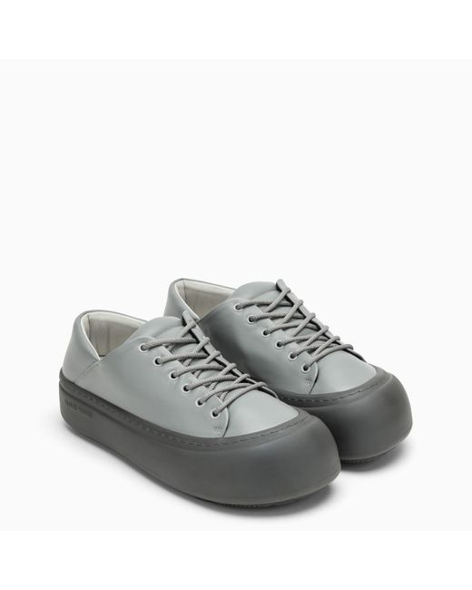 Yume Yume Gray Goofy Leather Low Trainer for men
