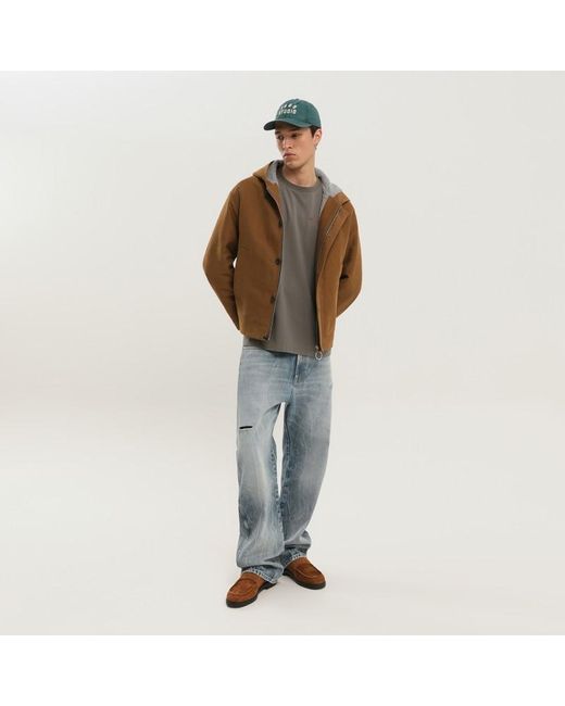 Pantaloni rhodesian in denim stone di 1989 STUDIO in Gray da Uomo