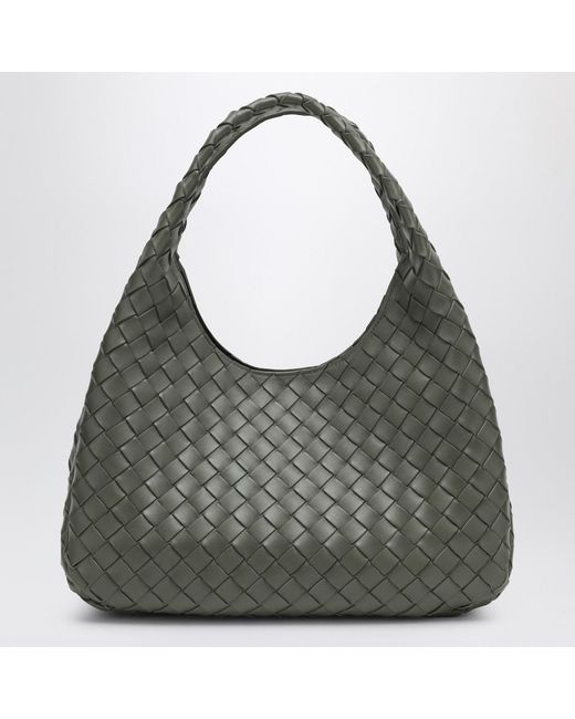Bottega Veneta Gray Medium Campana Bag In Pickle