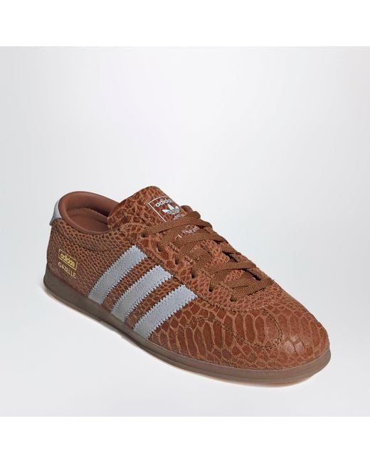 Adidas Originals Brown Sneakers Gazelle Lo Pro Dusky Bronze/Crystal Sky/Gum