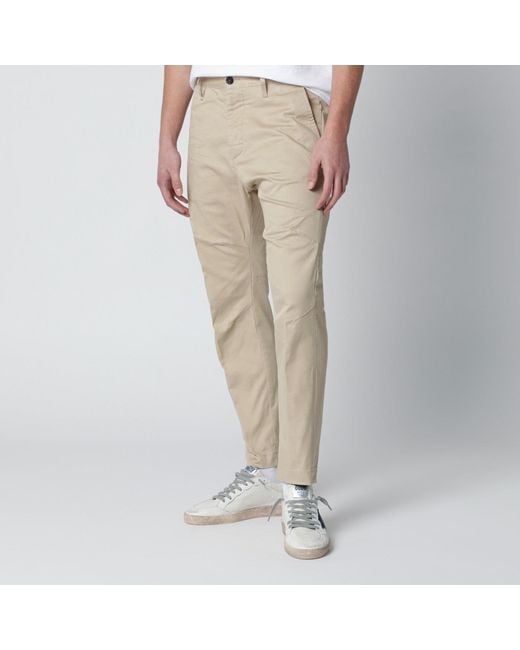 DSquared² Natural Cottonblend Trousers for men
