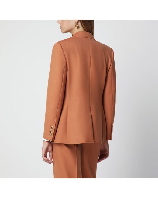 Chloé Orange Single-Breasted Jacket