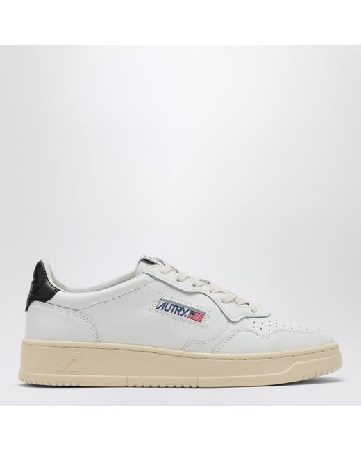 Autry White Medalist /black Trainer