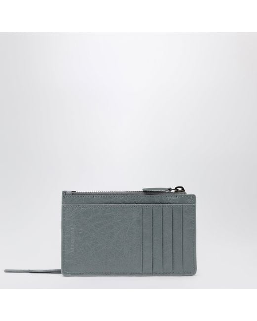 Balenciaga Gray Le City Long Coin And Card Holder