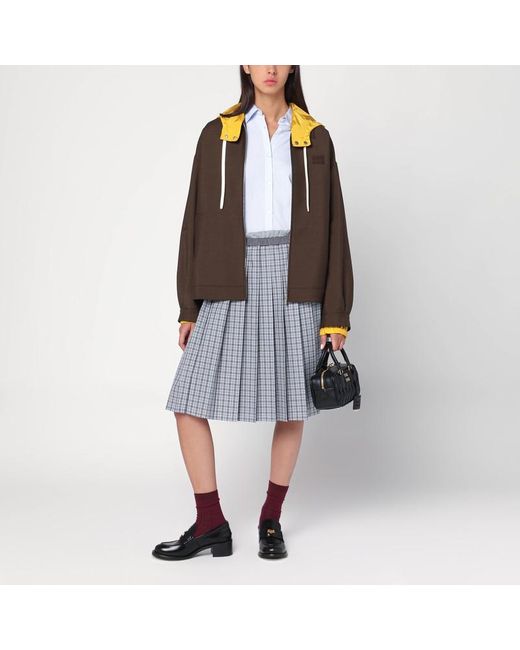 Miu Miu Brown Mustard Jacket