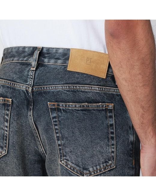 Jeans rebel effetto slavato di PT Torino in Blue da Uomo
