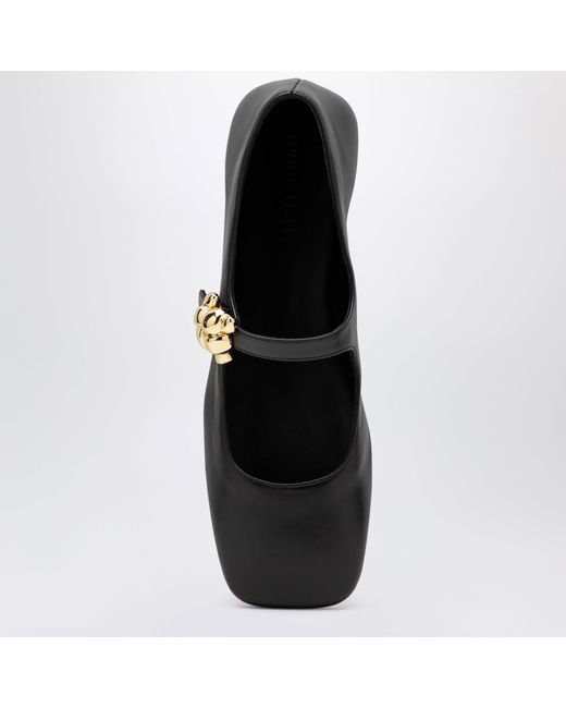 Bottega Veneta Black Charlotte Mary-Jane Ballet Flats