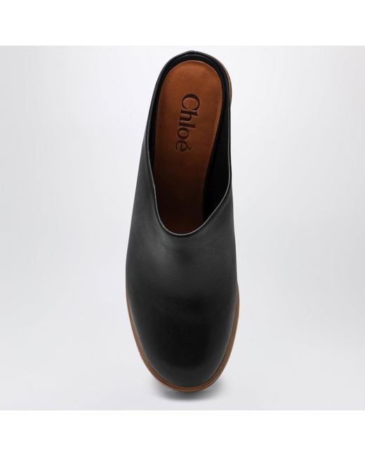 Chloé Brown Maxime Wedge Sabot