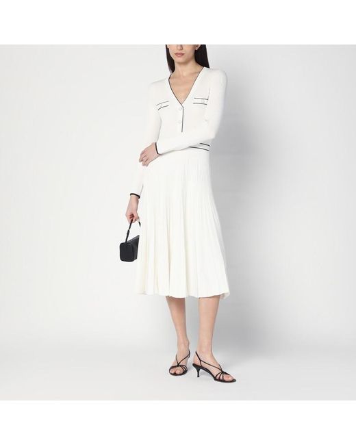 Jonathan Simkhai White Heloisa Midi Dress