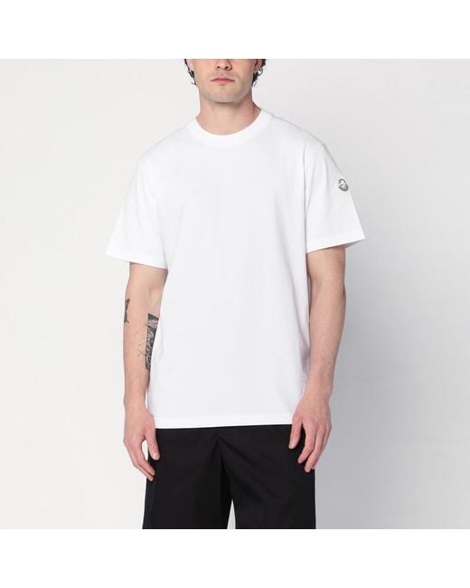 ♪直営店♪Moncler x Mercedes-Benz Printed Cotton T-Shirt MONCLER X MERCEDES-BENZ Printed Cotton T-shirt in White for