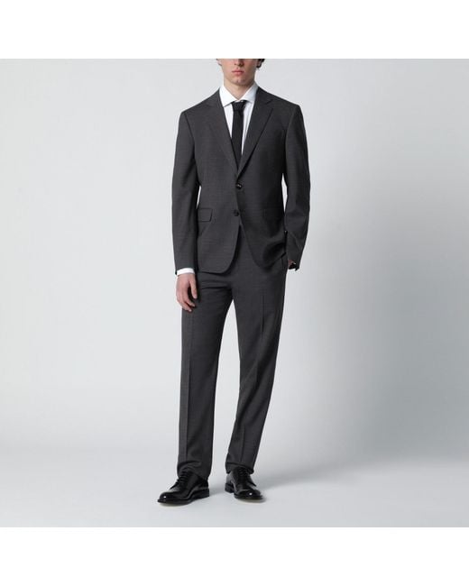 DSquared² Black Singlebreasted Suit for men