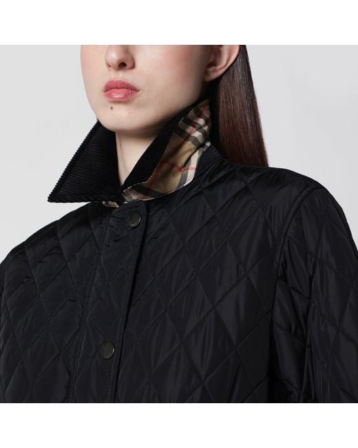 Burberry Black Quilted Nylon Jacket