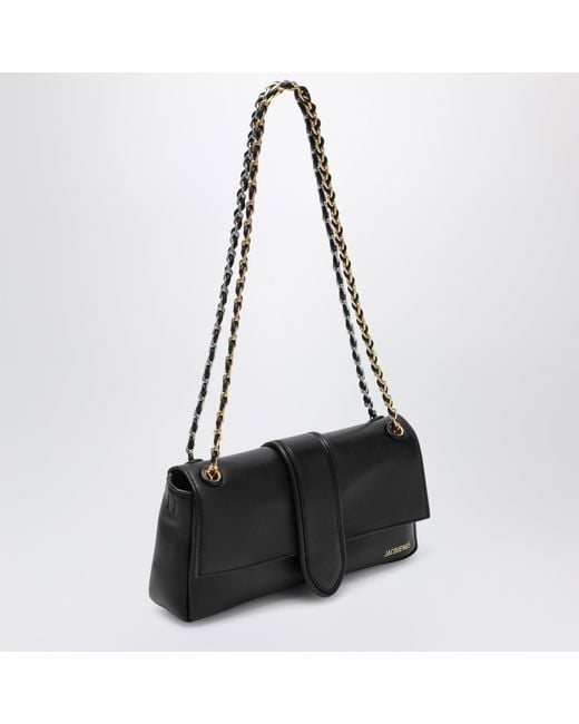 Jacquemus Black Chaãne Soft Shoulder Bag