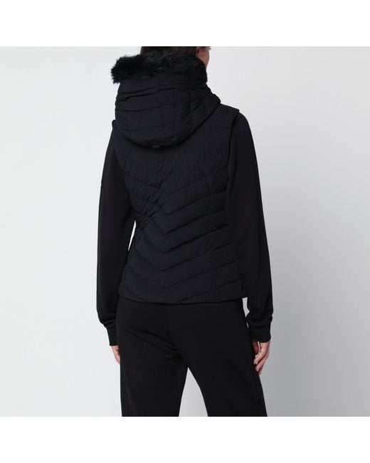 Moose Knuckles Black Elora Nylon Padded Vest