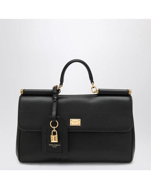 Borsa a mano my sicily in pelle nera di Dolce & Gabbana in Black