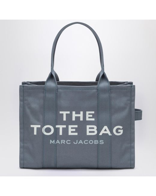 Marc Jacobs Blue Large Shadow Canvas Tote Bag