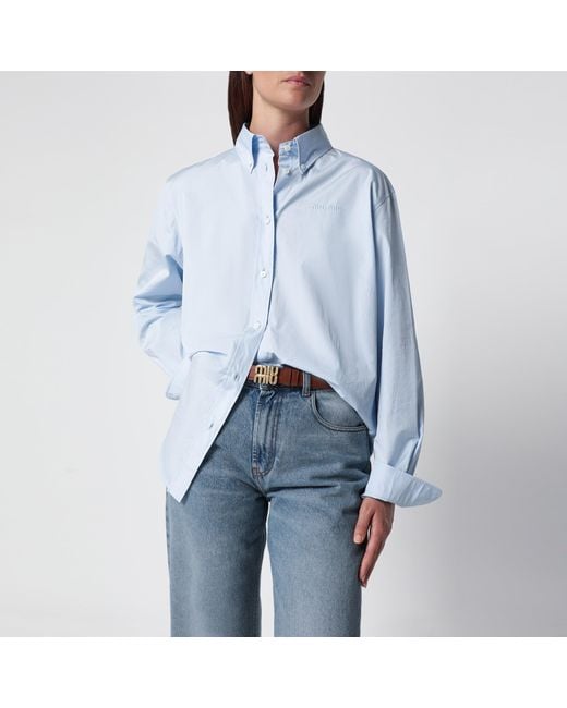 Miu Miu Brown Tobacco Leather Belt