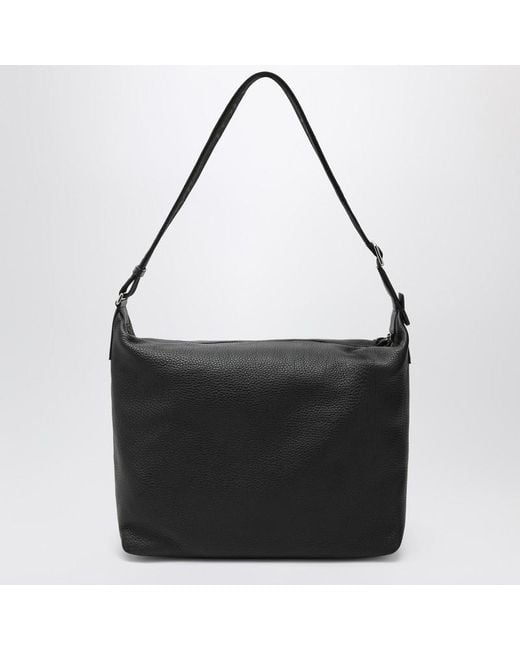 Borsa a tracolla piccola cubi nera di Loewe in Black da Uomo