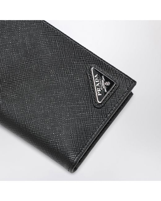 Prada Black Vertical Wallet for men