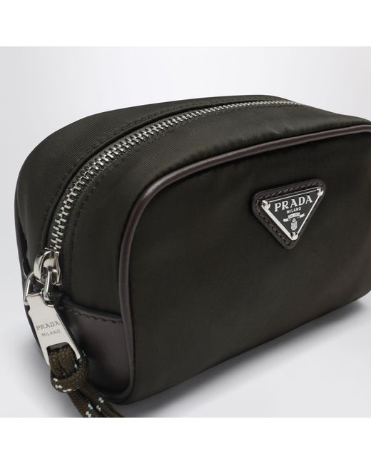 Prada Black Camouflage Speedrock Pouch for men