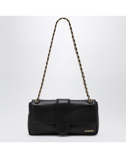 Jacquemus Black Chaãne Soft Shoulder Bag