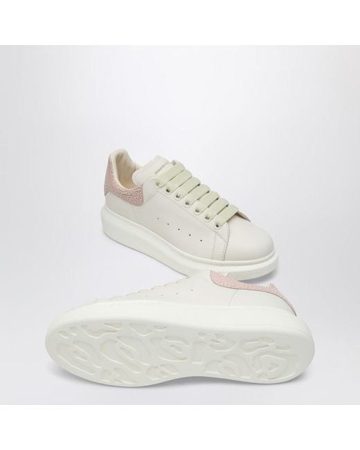 Basket Oversize Blanche/Rose Alexander McQueen en coloris White