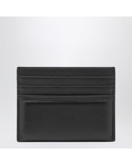 Givenchy Black Leather Card Holder With Logo for men